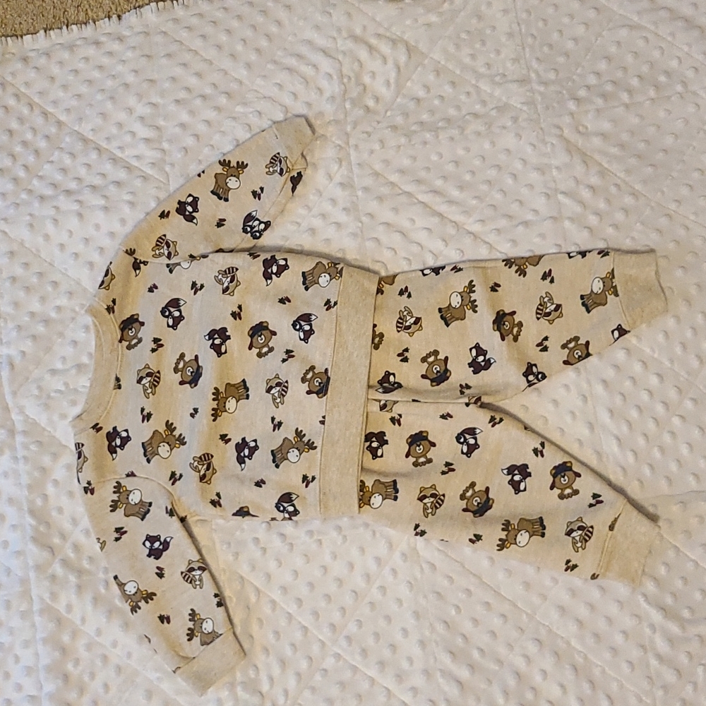 6-9 Month Fall print Sweat outfit